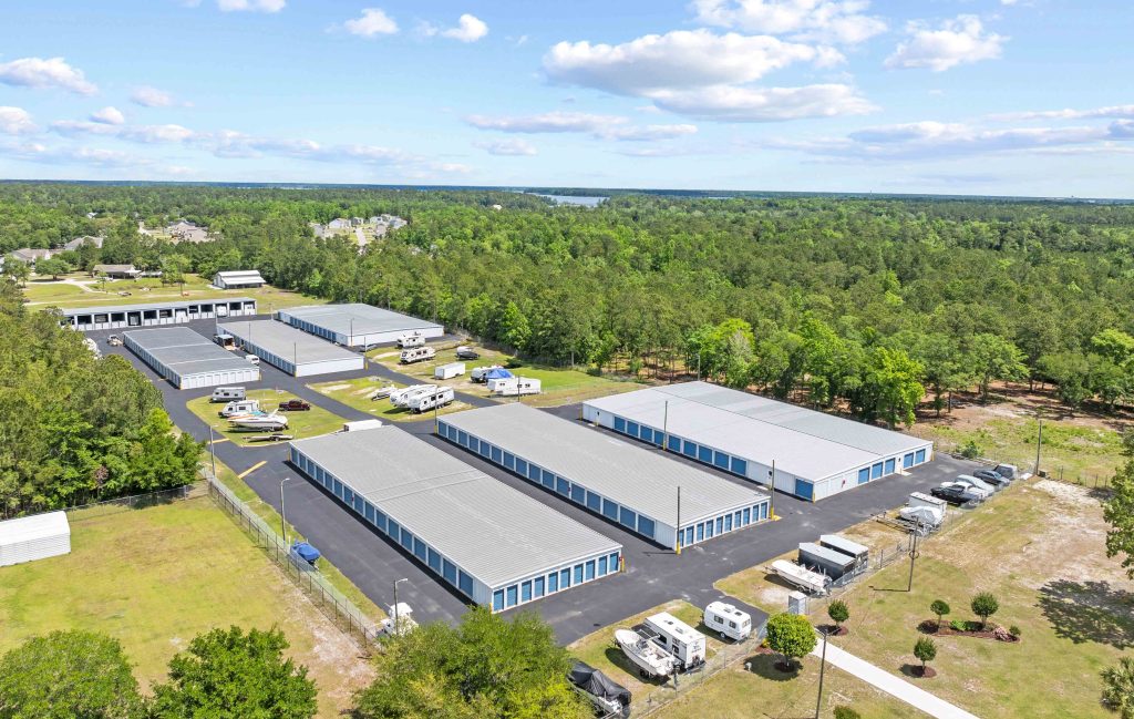 Aerial of the entire storage facility